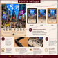 New York Travel Poster | High-Quality Posters | Buy Now at CB Print Concept