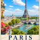 Paris Travel Poster | High-Quality Posters | Buy Now at CB Print Concept