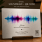 Personalised Soundwave Aluminium Print | High - Quality | Buy Now at CB Print Concept