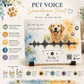 Pet Voice Soundwave Print | High - Quality | Buy Now at CB Print Concept