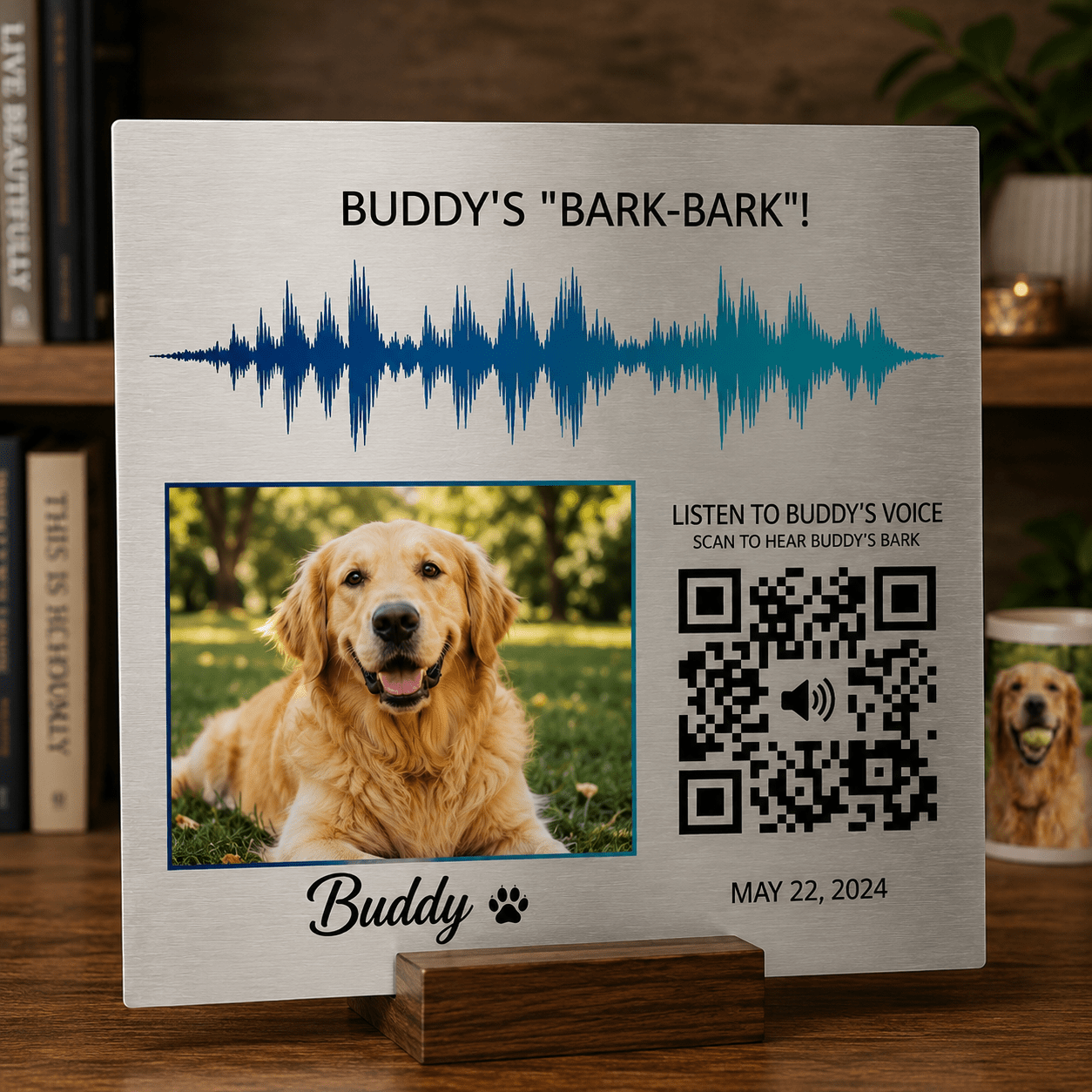 Pet Voice Soundwave Print | High - Quality | Buy Now at CB Print Concept