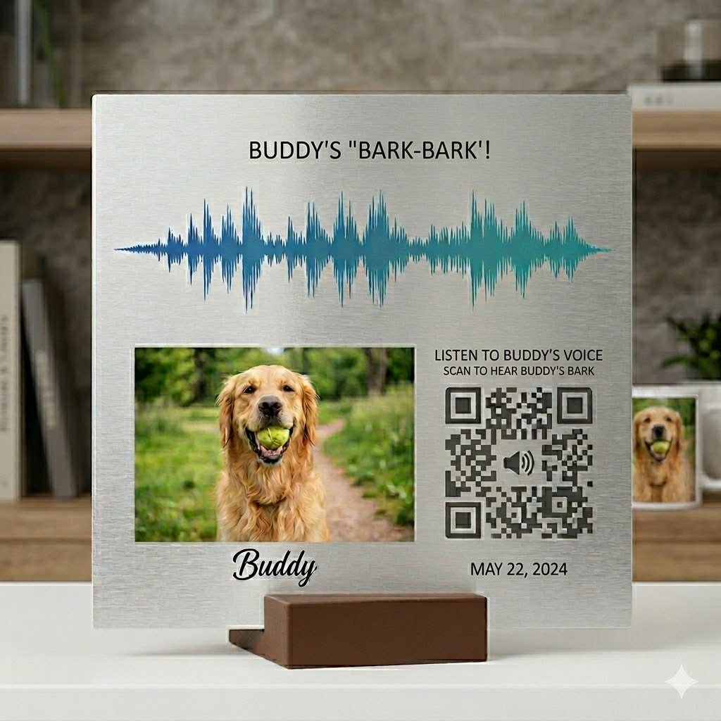 Pet Voice Soundwave Print | High - Quality | Buy Now at CB Print Concept