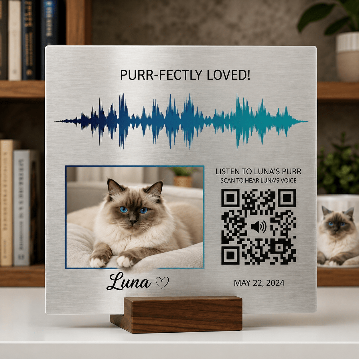 Pet Voice Soundwave Print | High - Quality | Buy Now at CB Print Concept