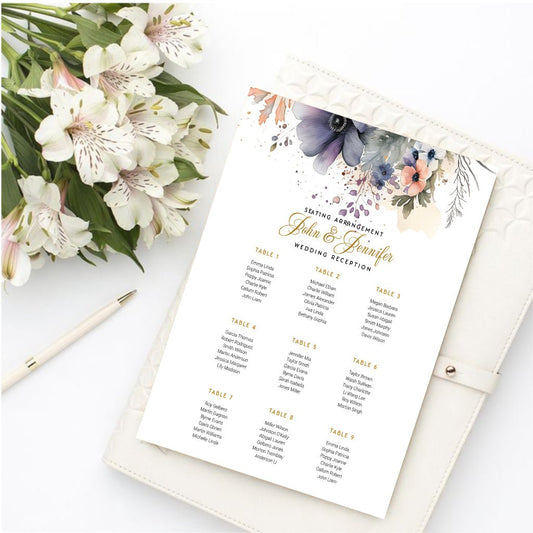 Place Card Nr 5 - Print Concept