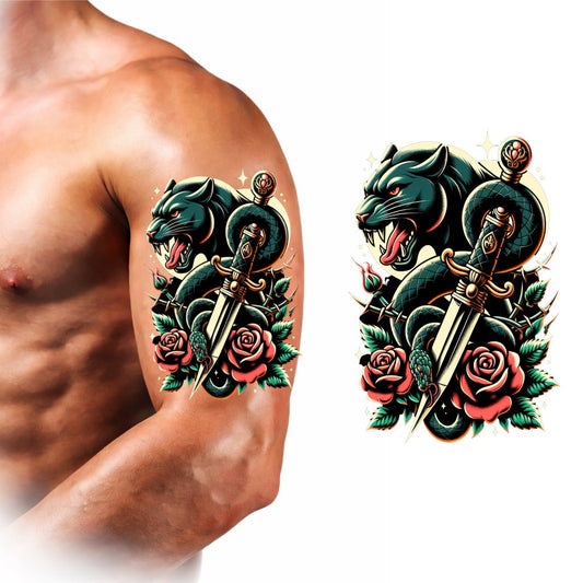 Premium Temporary Tattoo – Realistic Arm Placement (Adult & Adult Large) | High - Quality | Buy Now at CB Print Concept
