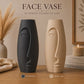 Abstract Face Vase – Modern 3D Printed Decorative Vase