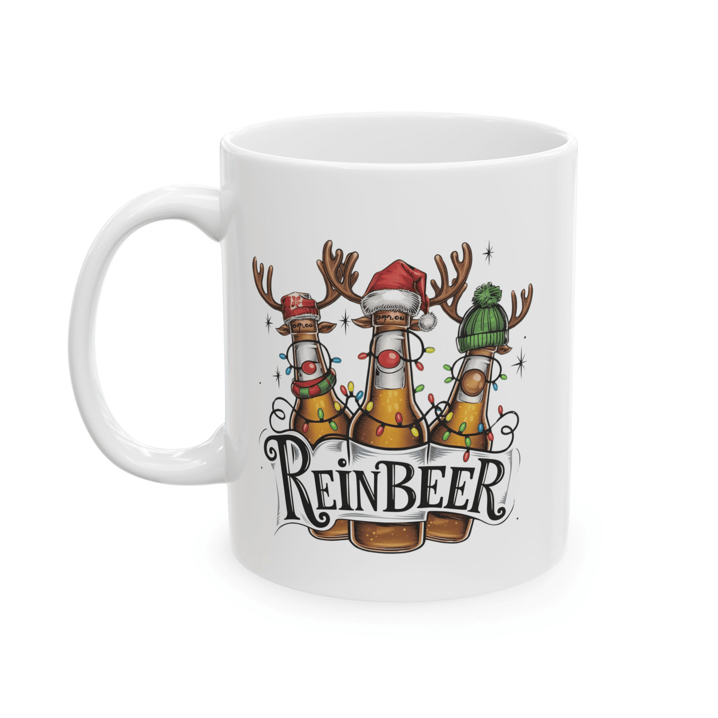 ReinBeer – Funny Christmas Sublimation Mug | High - Quality | Buy Now at CB Print Concept