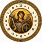 Religious Wall Clock – Archangel Michael Icon | High - Quality Wall Clocks | Buy Now at CB Print Concept