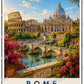 Rome Travel Poster | High-Quality Posters | Buy Now at CB Print Concept