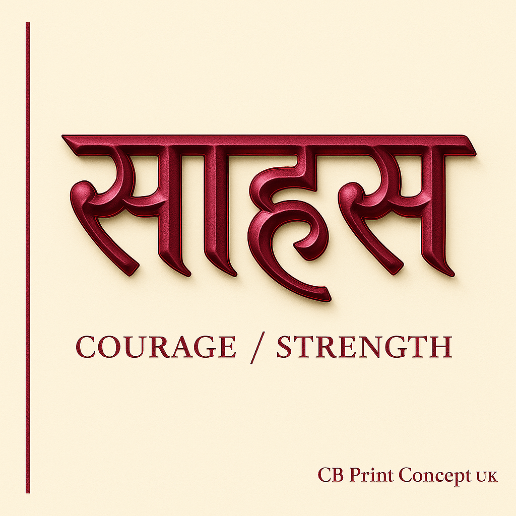 Sahas | High - Quality | Buy Now at CB Print Concept