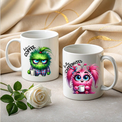 Sarcastic Coffee Mug – Grumpy to Happy (Cat, Dog & More!) | High - Quality Mugs | Buy Now at CB Print Concept