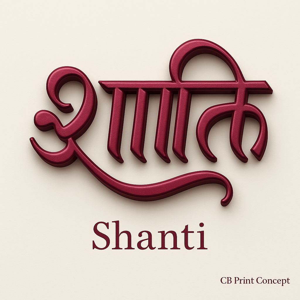 Shanti | High - Quality | Buy Now at CB Print Concept