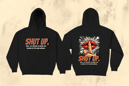 Shut Up and Kiss Me Hoodie – Pop Art Funny Unisex Hoodie | High - Quality | Buy Now at CB Print Concept