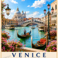 Venice Travel Poster | High-Quality Posters | Buy Now at CB Print Concept