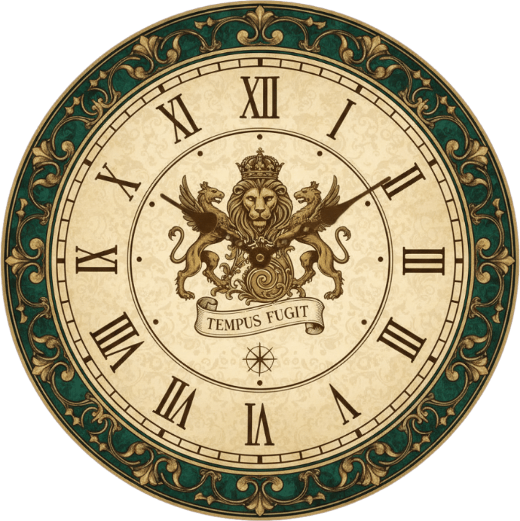 Vintage Victorian Wall Clock – Classic Elegant Design | High - Quality Wall Clocks | Buy Now at CB Print Concept