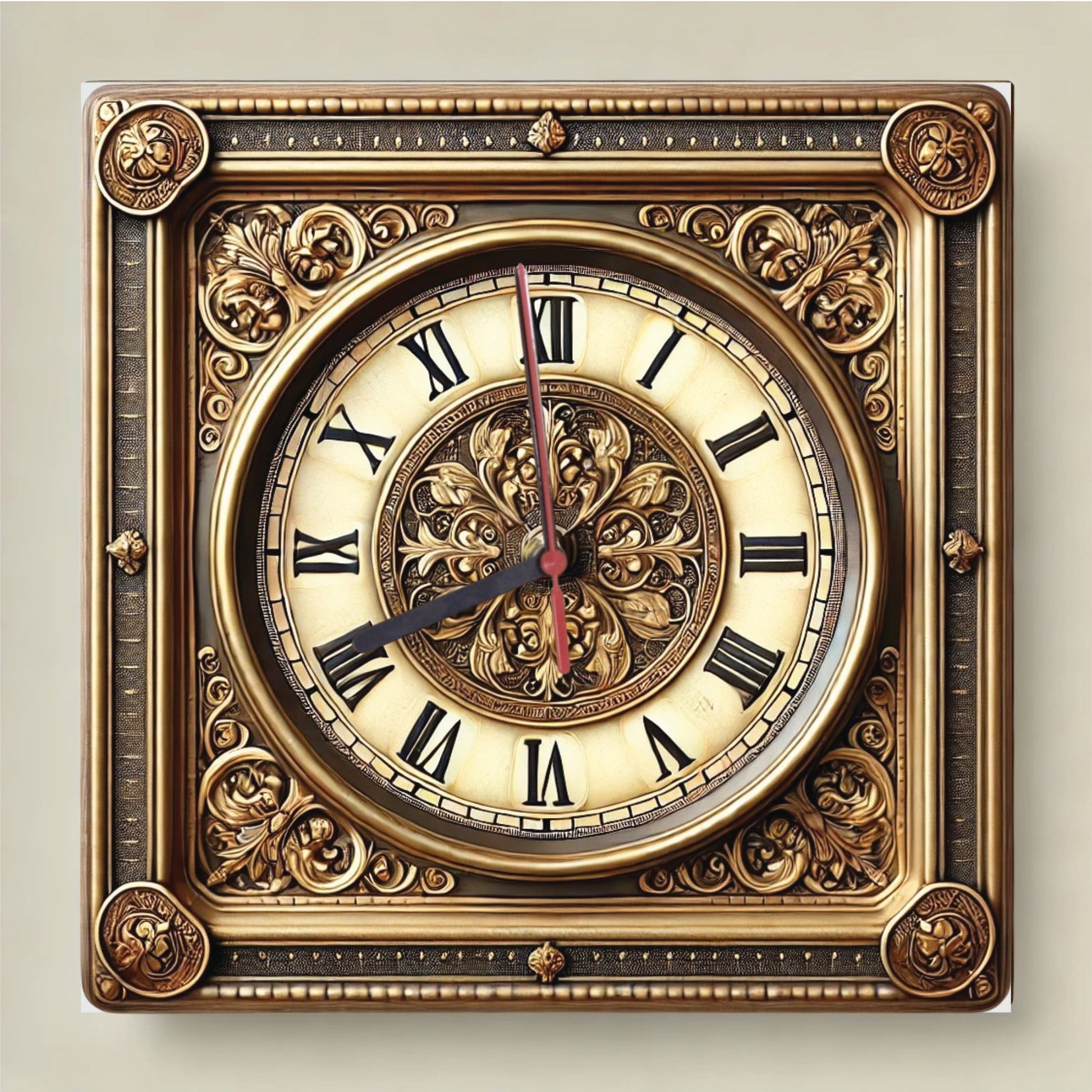 Wall Clock Retro Style Model 19 - Print Concept