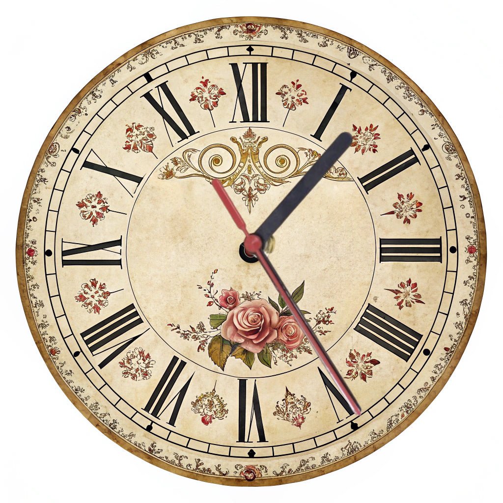 Wall Clock Retro Style Model 21 - Print Concept