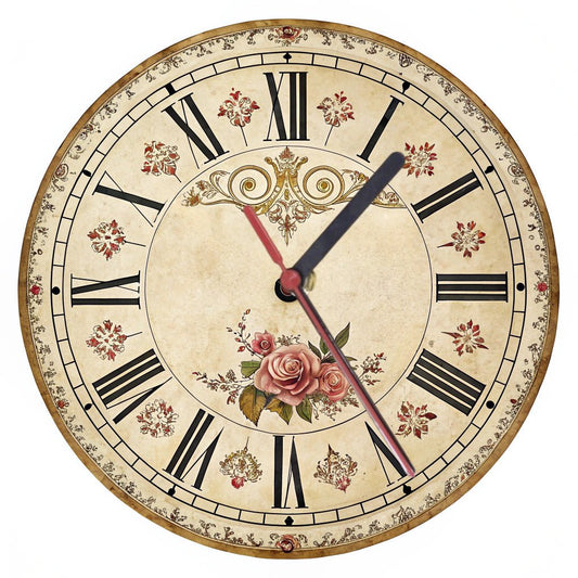 Wall Clock Retro Style Model 21 - Print Concept