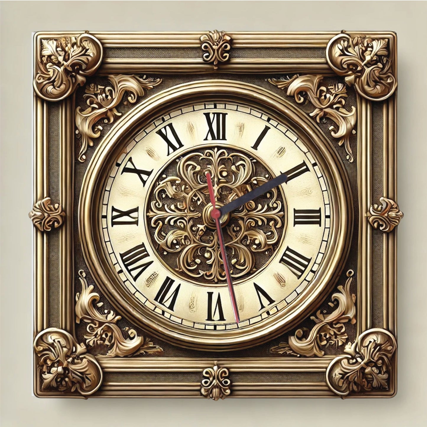 Wall Clock Retro Style Model 7 - Print Concept