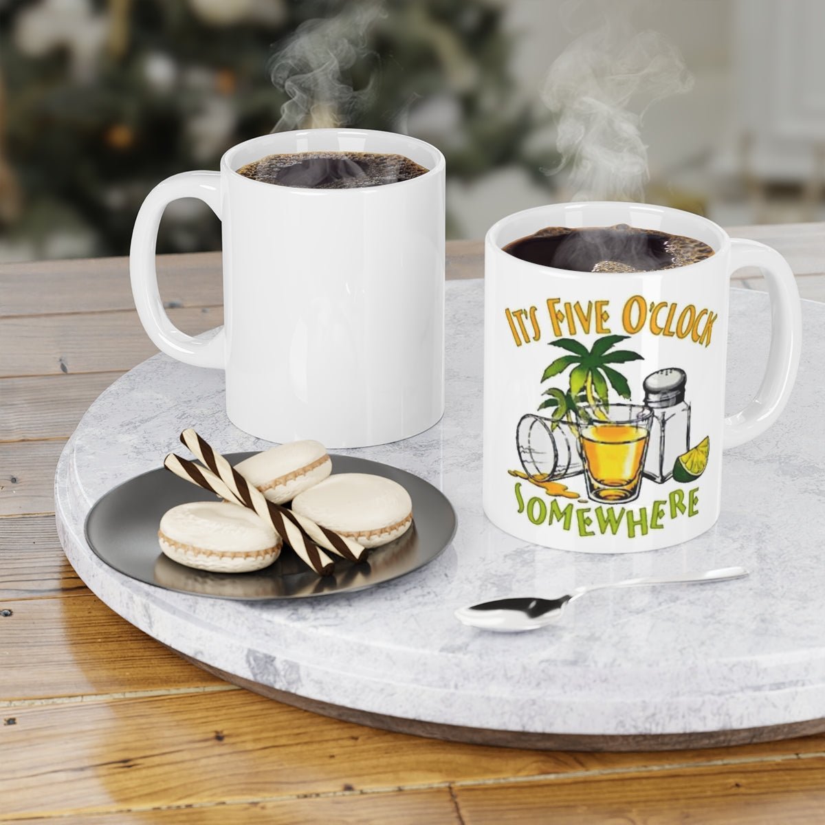 It's Five O'Clock Mug - Print Concept