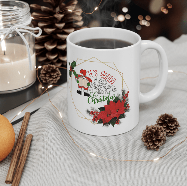 It's Gonna Be Full Moon This Christmas Mug - Print Concept
