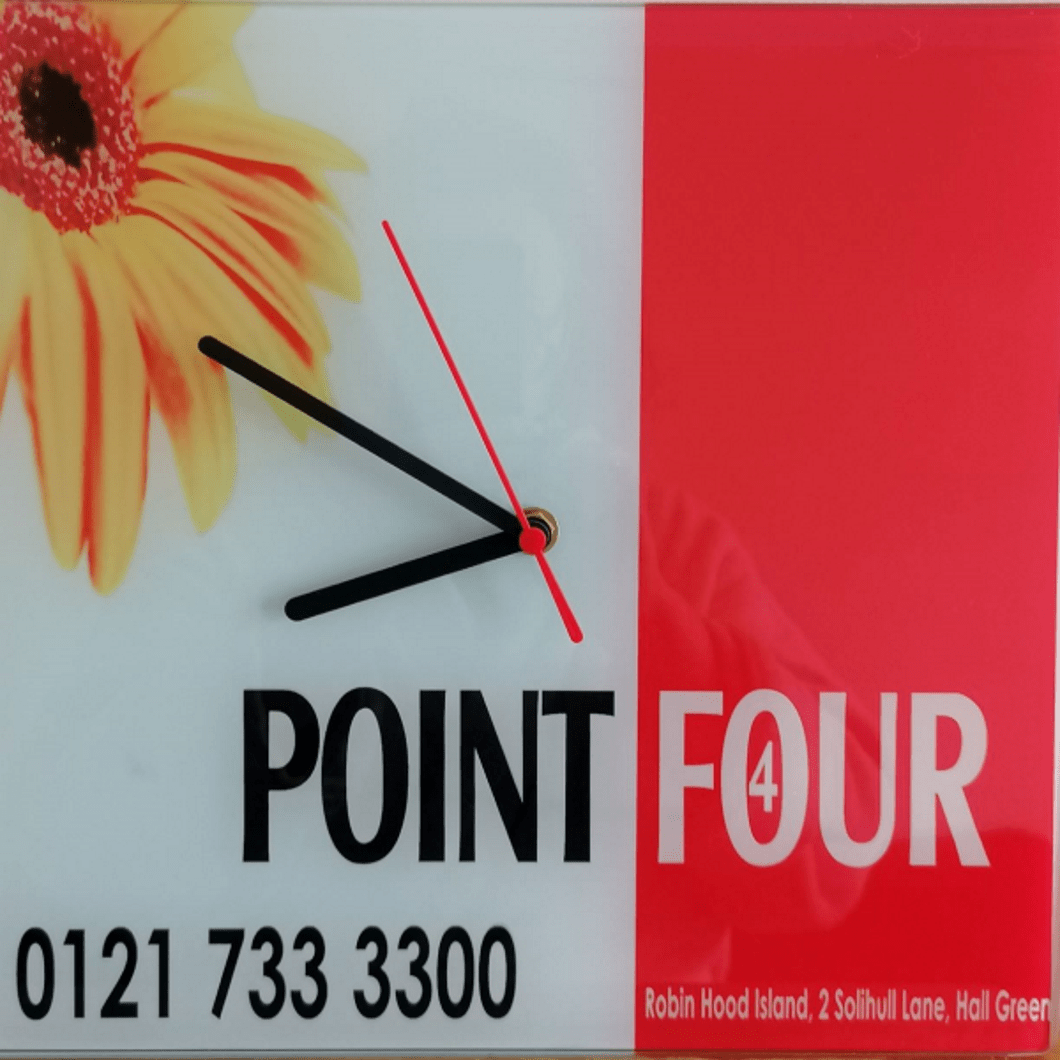 Rental Agency Clock - Print Concept