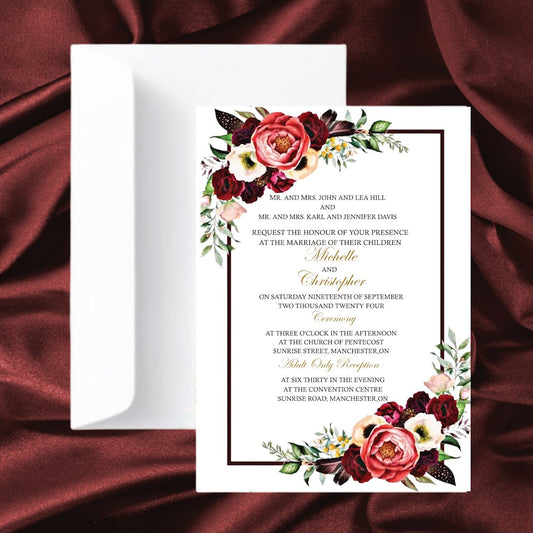 Wedding Invitation L0006 - Print Concept