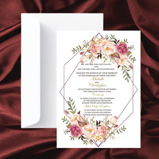 Wedding Invitation L0007 - Print Concept