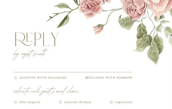Wedding Invitations G0002 - Print Concept