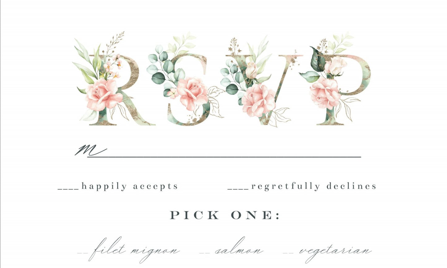 Wedding Invitations G0004 - Print Concept