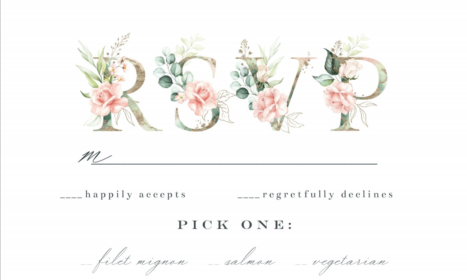 Wedding Invitations G0004 - Print Concept