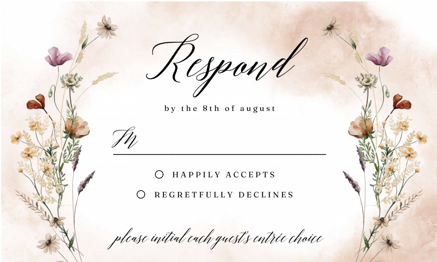 Wedding Invitations G0005 - Print Concept