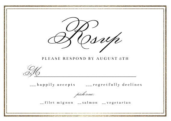 Wedding Invitations G0007 - Print Concept