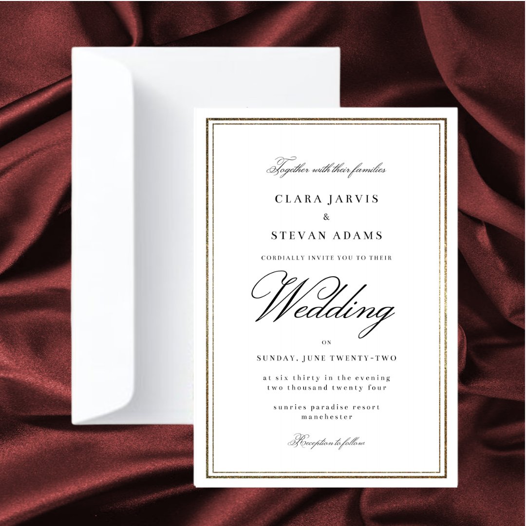 Wedding Invitations G0007 - Print Concept