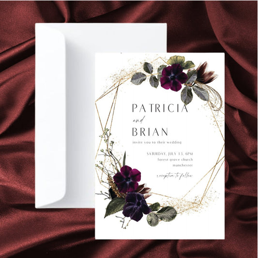 Wedding Invitations G0008 - Print Concept