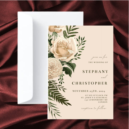 Wedding Invitations G0009 - Print Concept