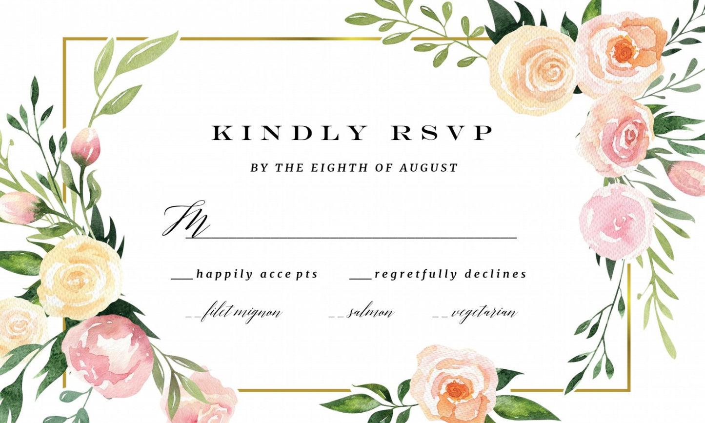 Wedding Invitations G0012 - Print Concept