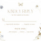 Wedding Invitations G0013 - Print Concept