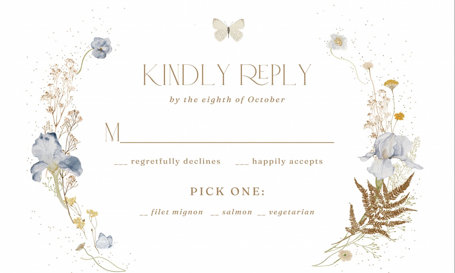Wedding Invitations G0013 - Print Concept