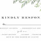 Wedding Invitations G0014 - Print Concept