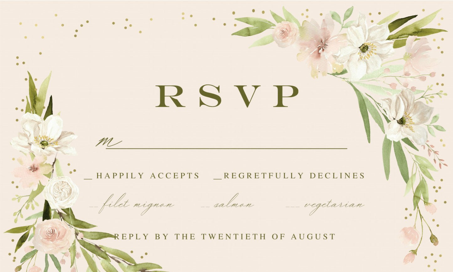 Wedding Invitations G0017 - Print Concept