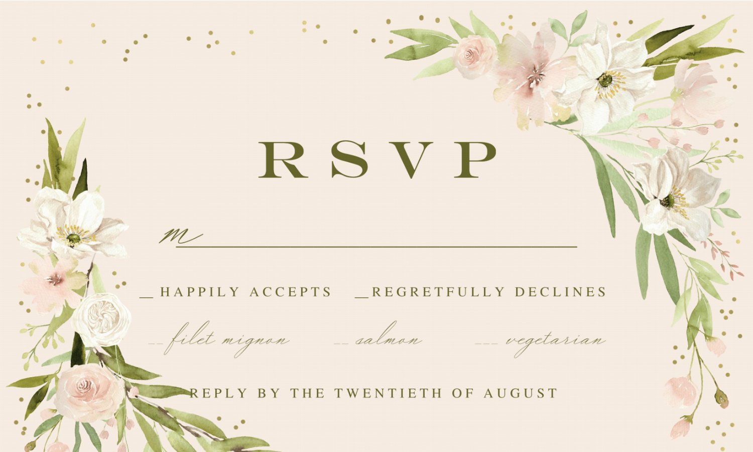 Wedding Invitations G0017 - Print Concept