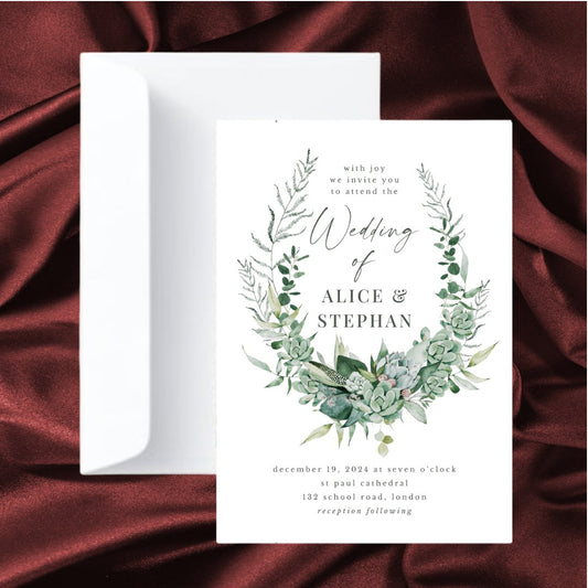 Wedding Invitations G0018 - Print Concept