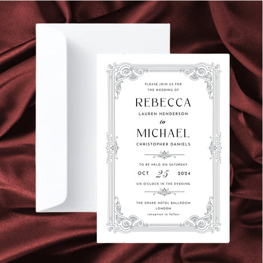 Wedding Invitations G0019 - Print Concept
