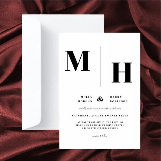 Wedding Invitations G0020 - Print Concept