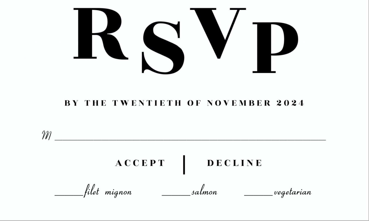 Wedding Invitations G0020 - Print Concept
