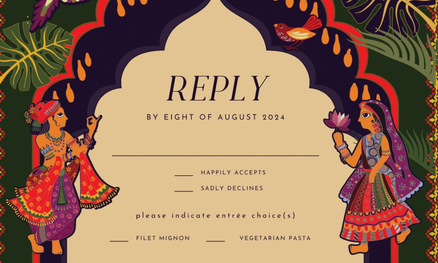 Wedding Invitations G0023 - Print Concept