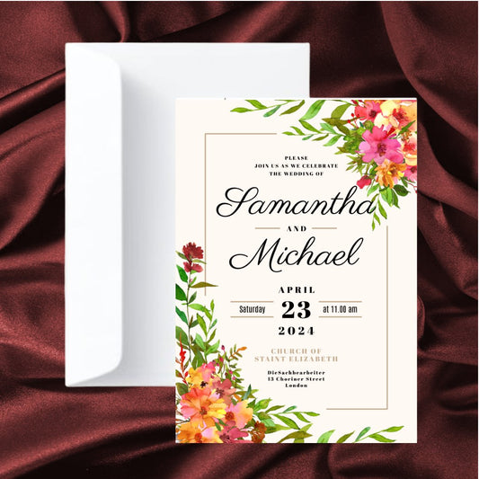 Wedding Invitations K0014 - Print Concept